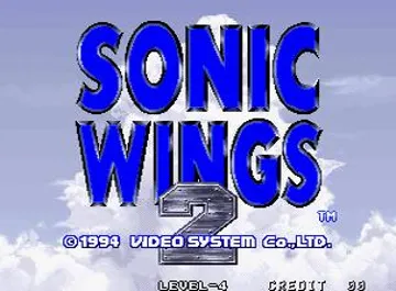 Aero Fighters 2 / Sonic Wings 2 screen shot title